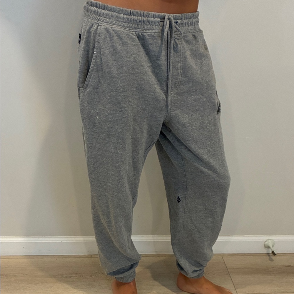Volcom Men's Heather Gray Joggers